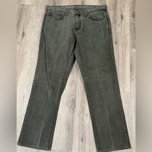 Men’s Agave Denim Bull Creek 36W 32L Distressed Classic Jeans Pants - Picture 1 of 12